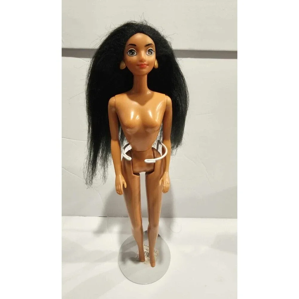 Disney Aladdin & Jasmine Barbie Dolls Mattel Lot of 2 1990s Vintage Nude